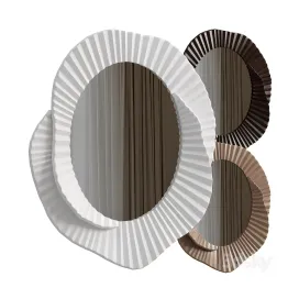 Issey Mirror With Materials